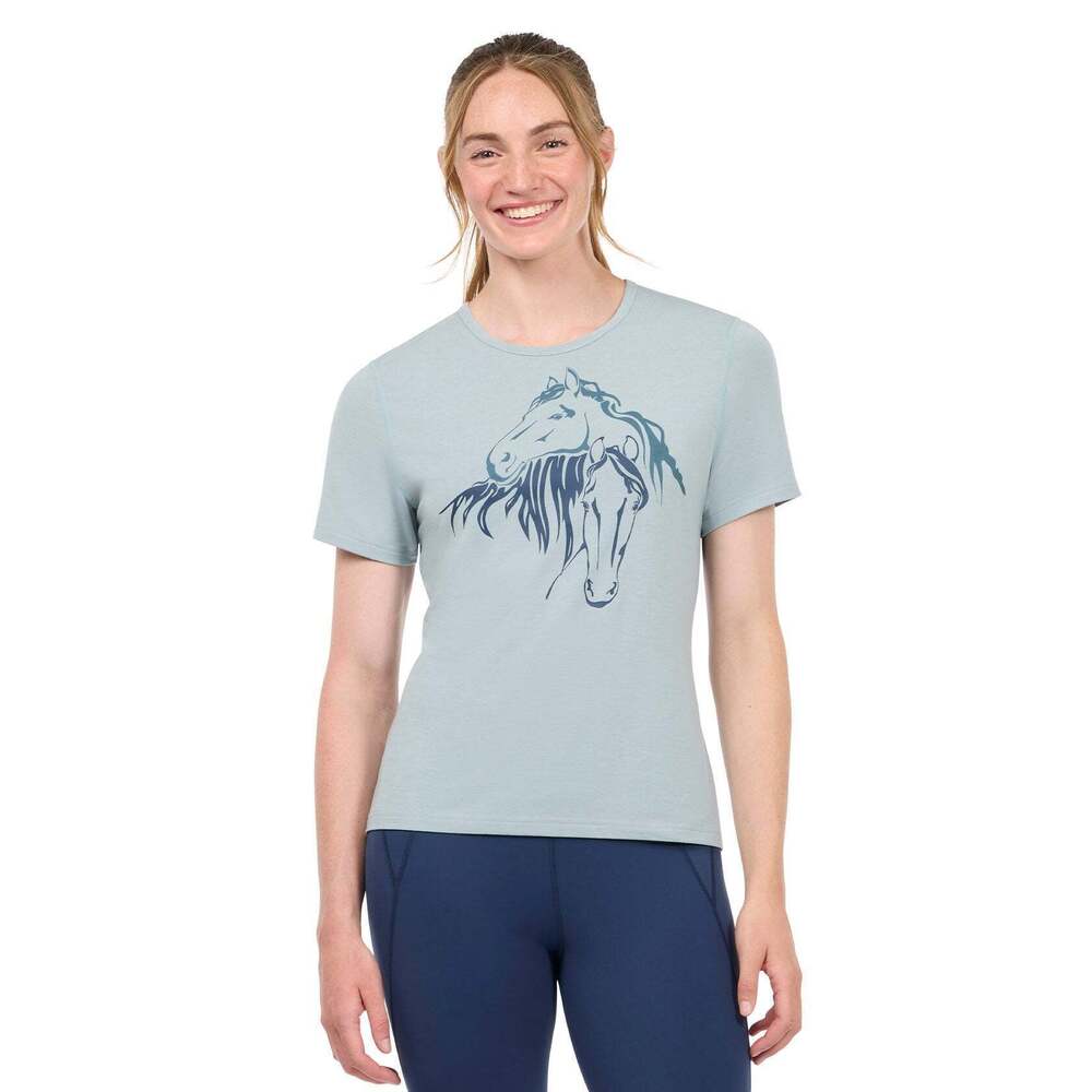 Kerrits Activewear Equine Embrace Tee Size MSHORELINE / M